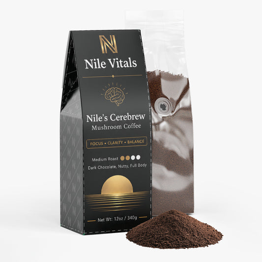 Nile’s Cerebrew Mushroom Coffee